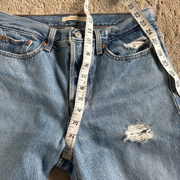 Levi’s premium jeans Wedgie Ankle high rise button fly authentically yours 28 - Picture 11 of 14